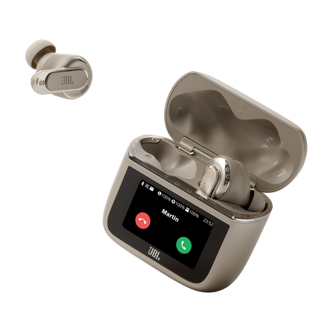 JBL TOUR PRO 3 TWS Latte slušalke